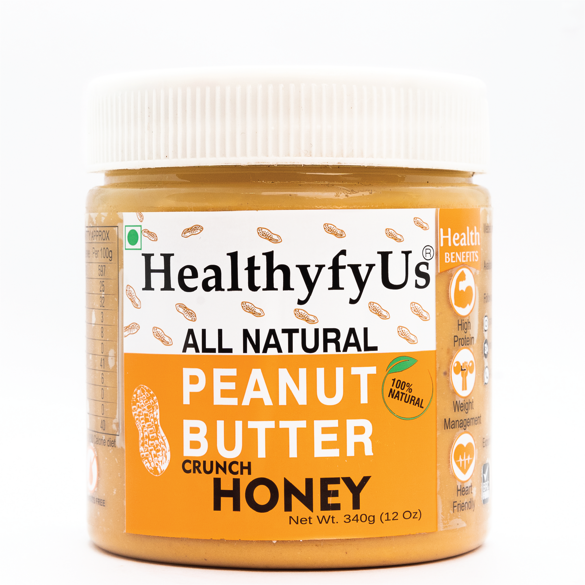 All Natural Honey Crunchy Peanut Butter