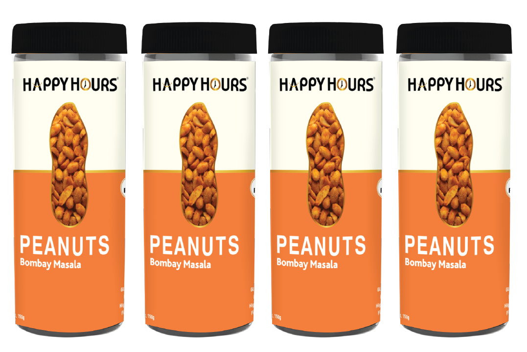 Bombay Masala Peanuts - Pack of 4