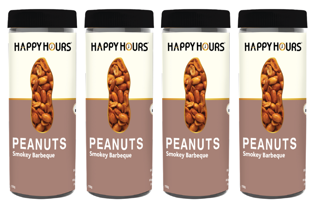 Smokey BBQ Peanuts - Pack of 4
