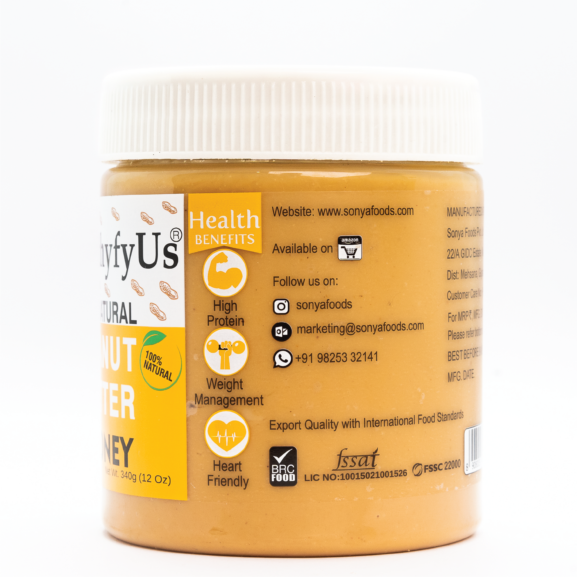 All Natural Honey Smooth Peanut Butter