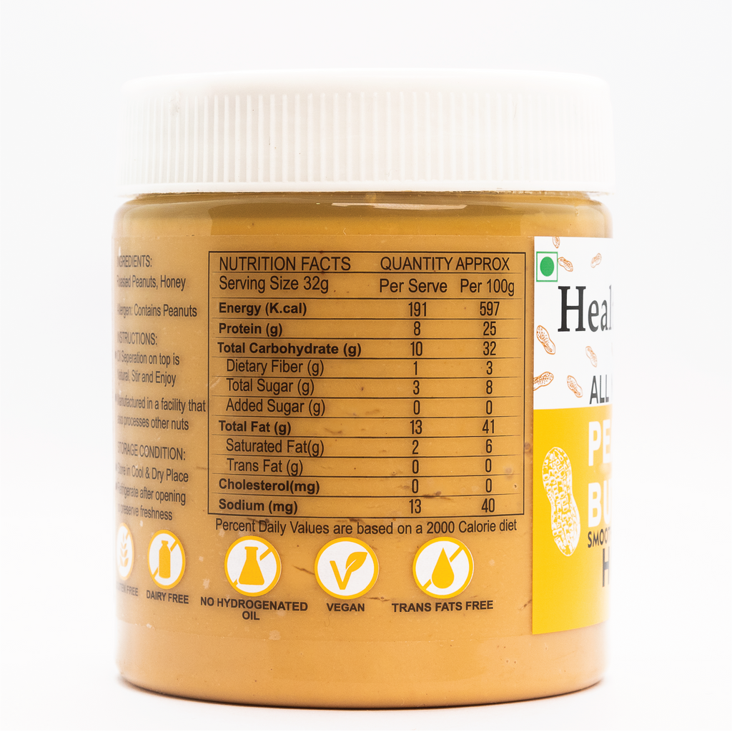 All Natural Honey Smooth Peanut Butter