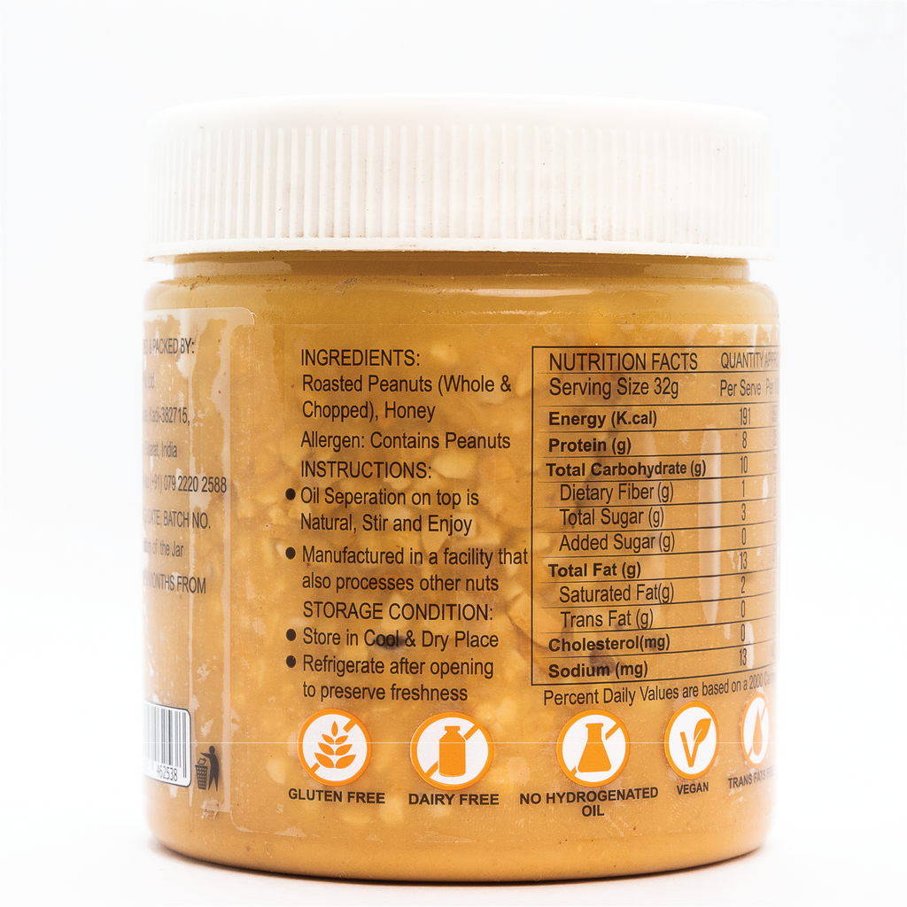 All Natural Honey Crunchy Peanut Butter