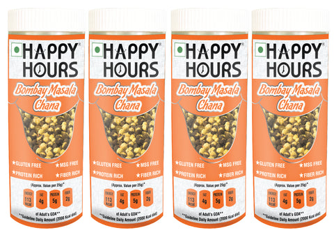 BOMBAY MASALA CHANA HAPPY HOURS 110G X 4 PCS